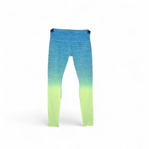 Vibrant Ombre Leggings in Blue and Green